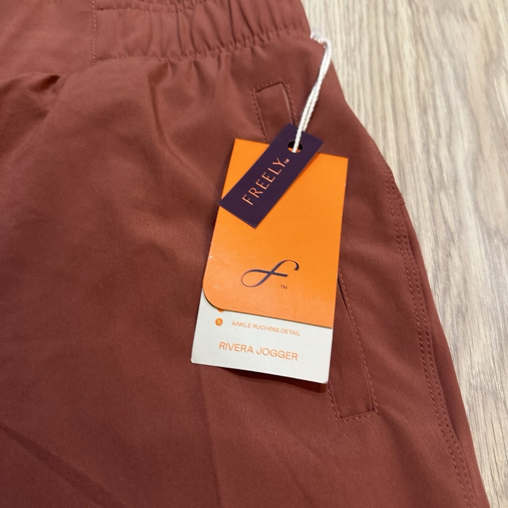 NWT Freely Rivera‎ Jogger Pants Women's XL Drawstring Elastic Waist Lightweight - Picture 2 of 9